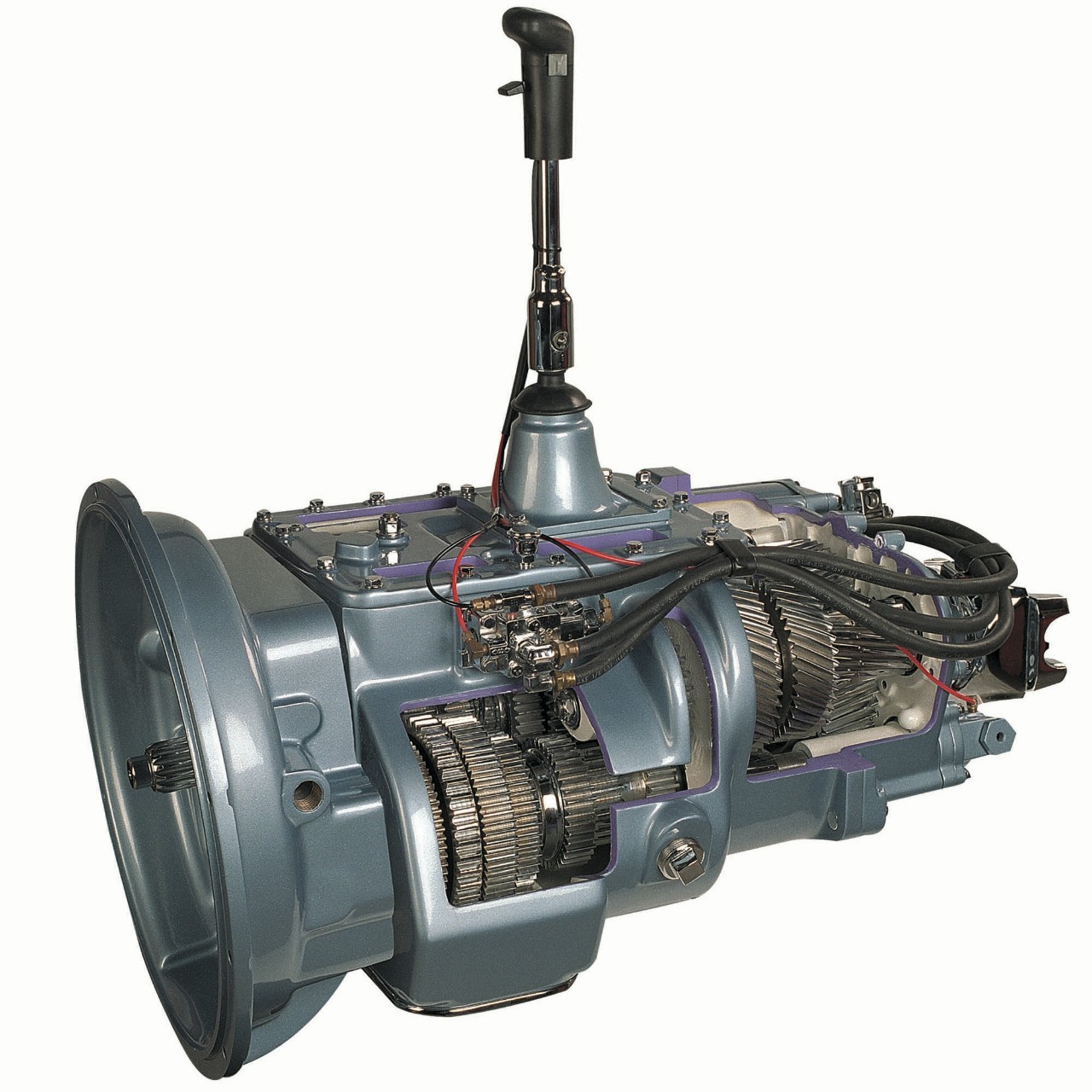 Heavy-duty transmission cutaway